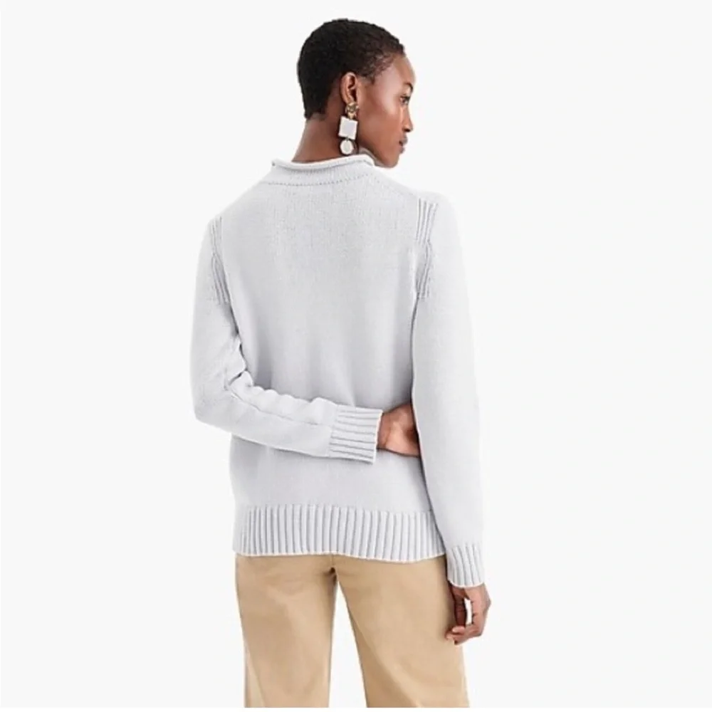 J.crew 1988 Rollneck Sweater In morning Fog - Picture 2 of 6
